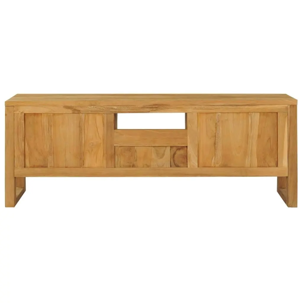 TV Cabinet 120x32x45 cm Solid Teak Wood 288845