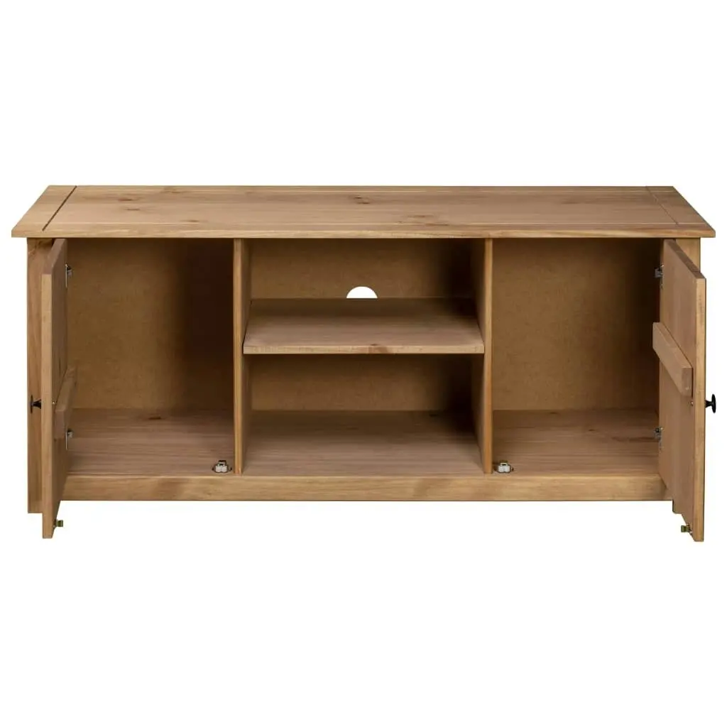 TV Cabinet 120x40x50 cm Solid Pine Wood Panama Range 282670