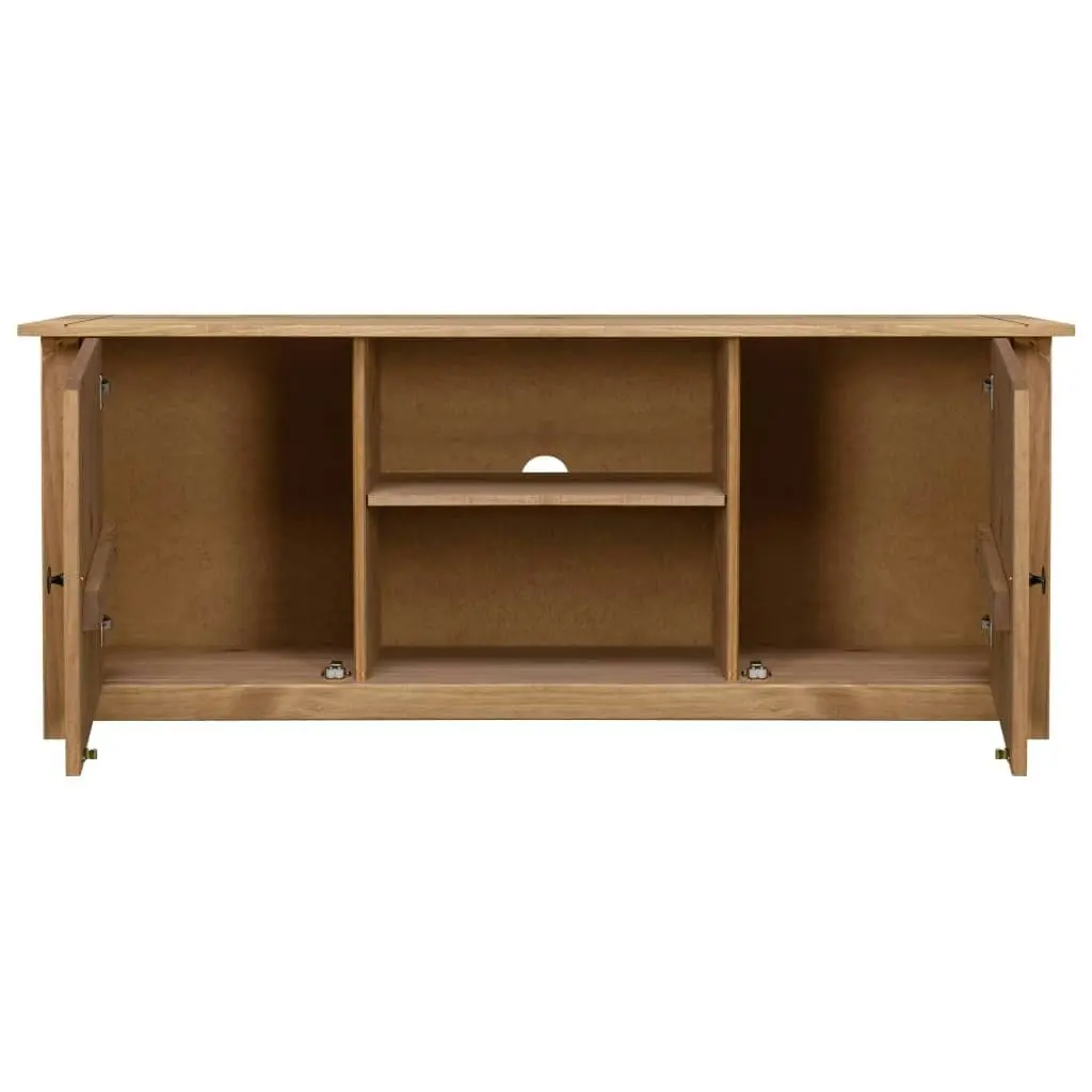 TV Cabinet 120x40x50 cm Solid Pine Wood Panama Range 282670