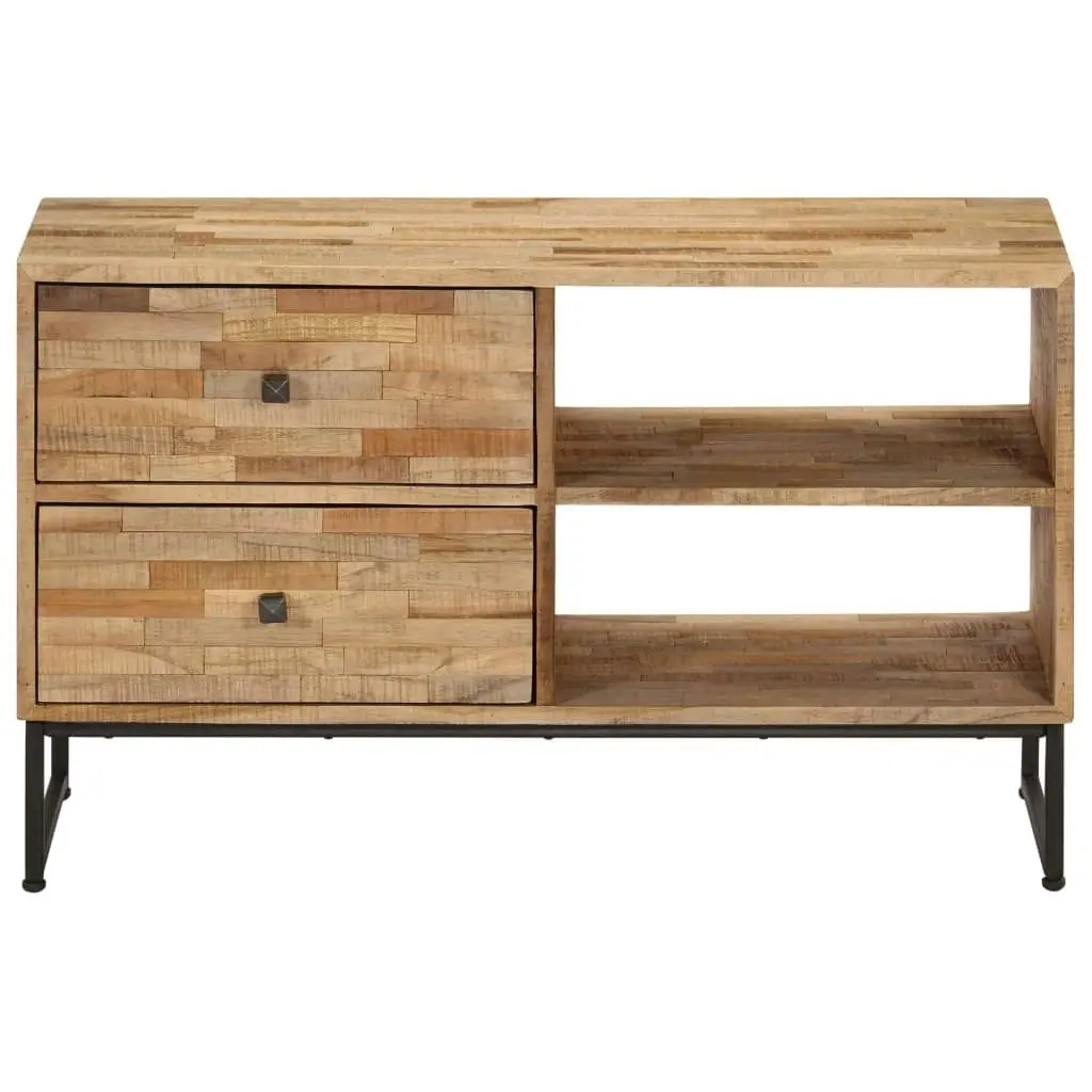 TV Cabinet Reclaimed Teak Wood 90x30x55 cm 246081