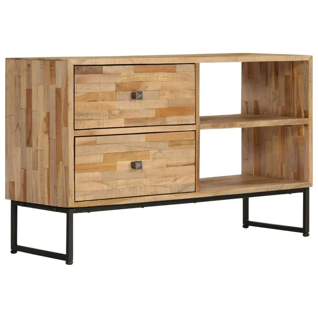 TV Cabinet Reclaimed Teak Wood 90x30x55 cm 246081