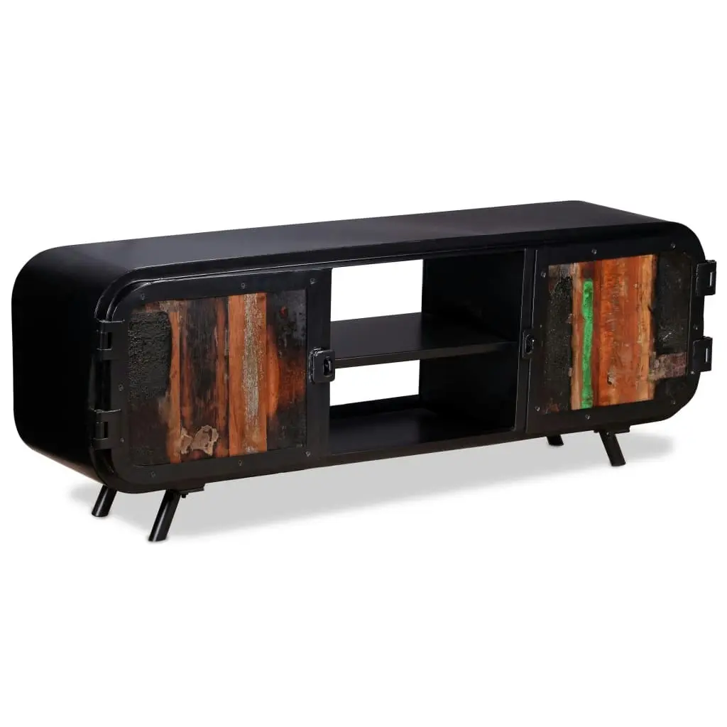 TV Cabinet Reclaimed Wood 120x30x45 cm 243981