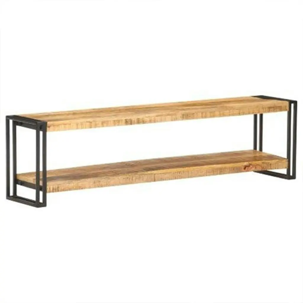 TV Cabinet 150x30x40 cm Rough Mango Wood 320791