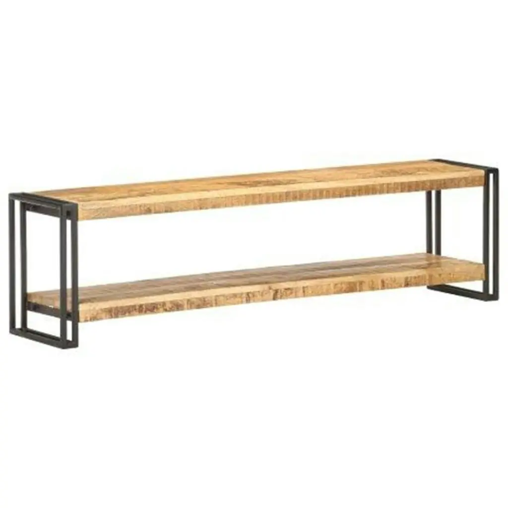 TV Cabinet 150x30x40 cm Rough Mango Wood 320791