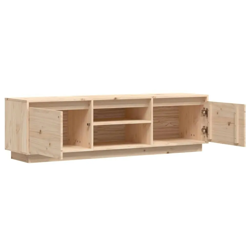 TV Cabinet 140x35x40 cm Solid Wood Pine 840412