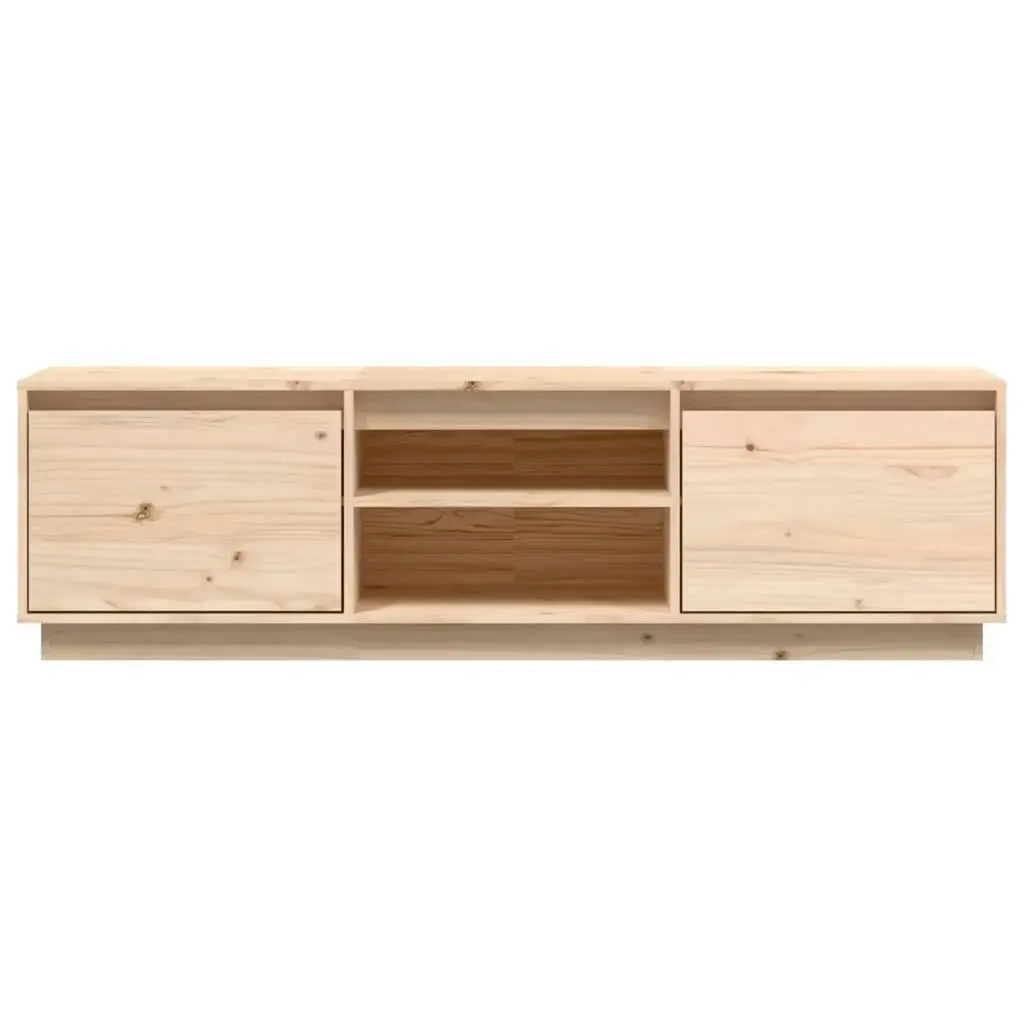 TV Cabinet 140x35x40 cm Solid Wood Pine 840412