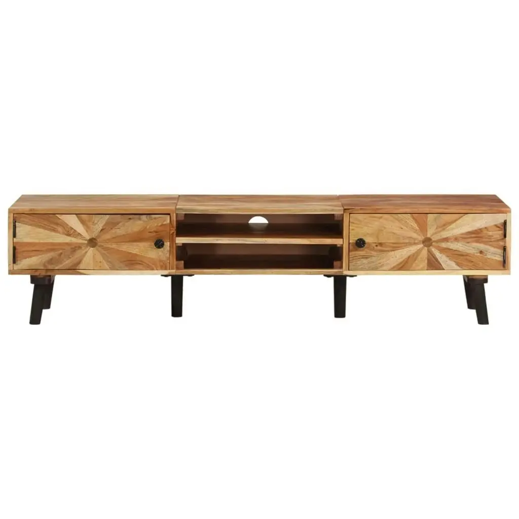 TV Cabinet 145x35x35 cm Solid Wood Acacia 338421