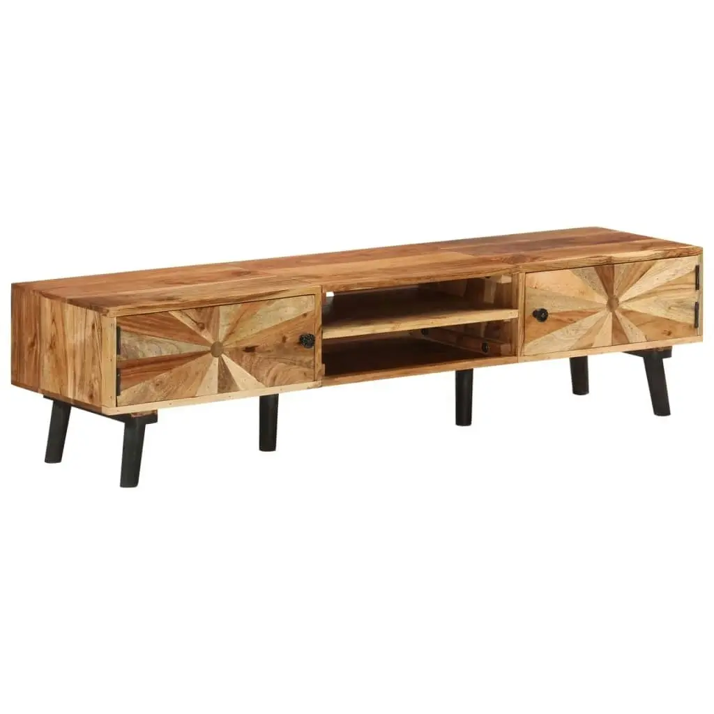 TV Cabinet 145x35x35 cm Solid Wood Acacia 338421