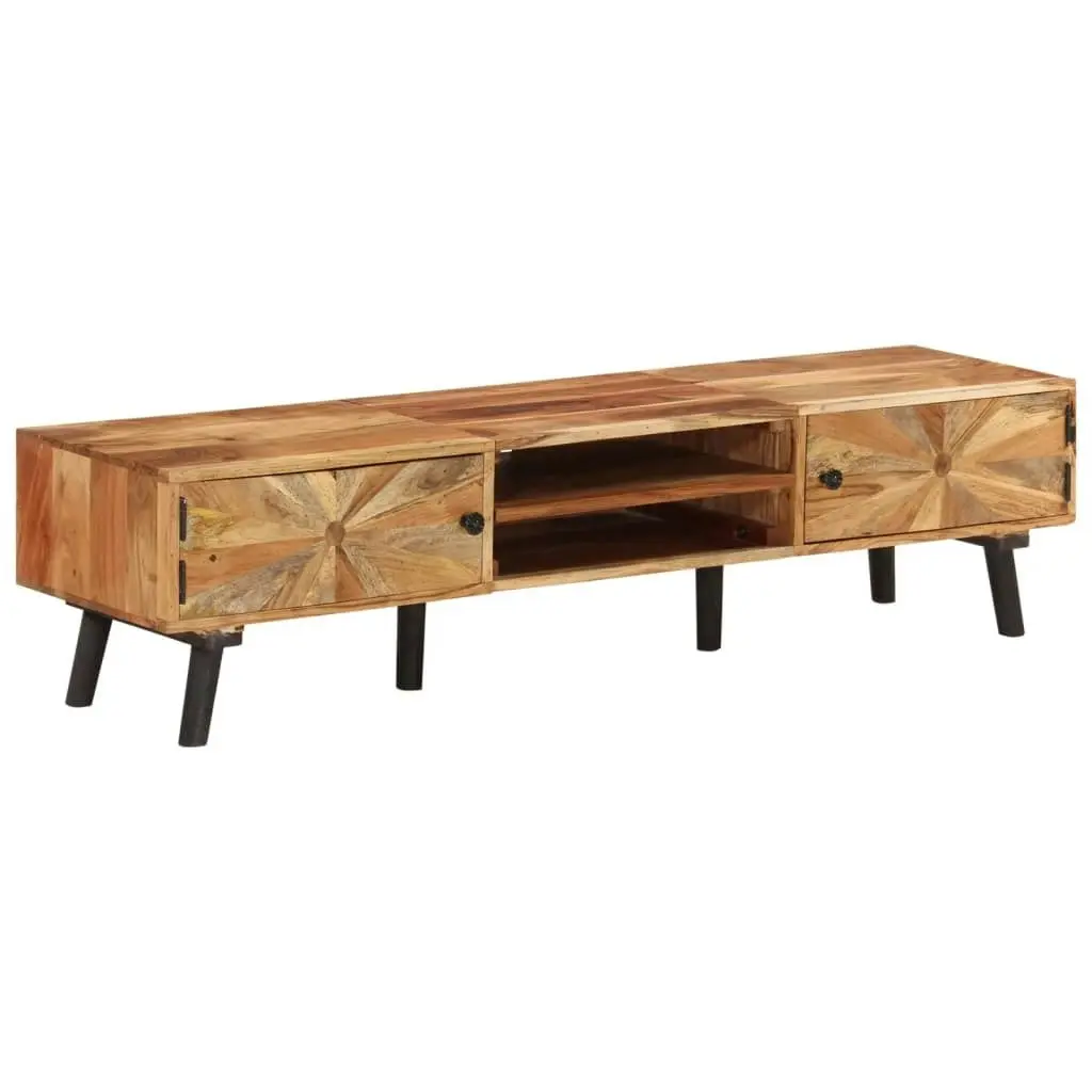 TV Cabinet 145x35x35 cm Solid Wood Acacia 338421