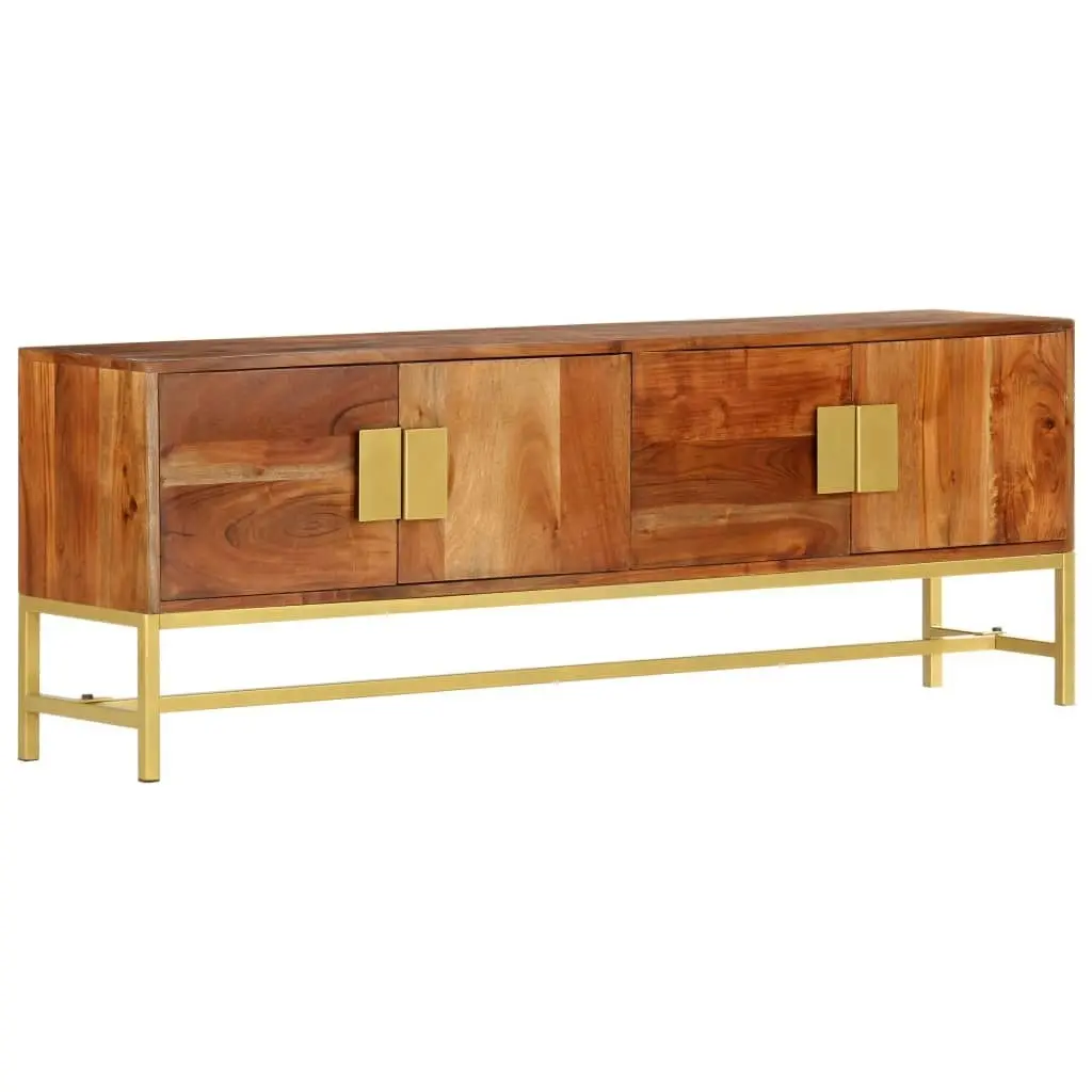 TV Cabinet 140x30x50 cm Solid Acacia Wood 285864