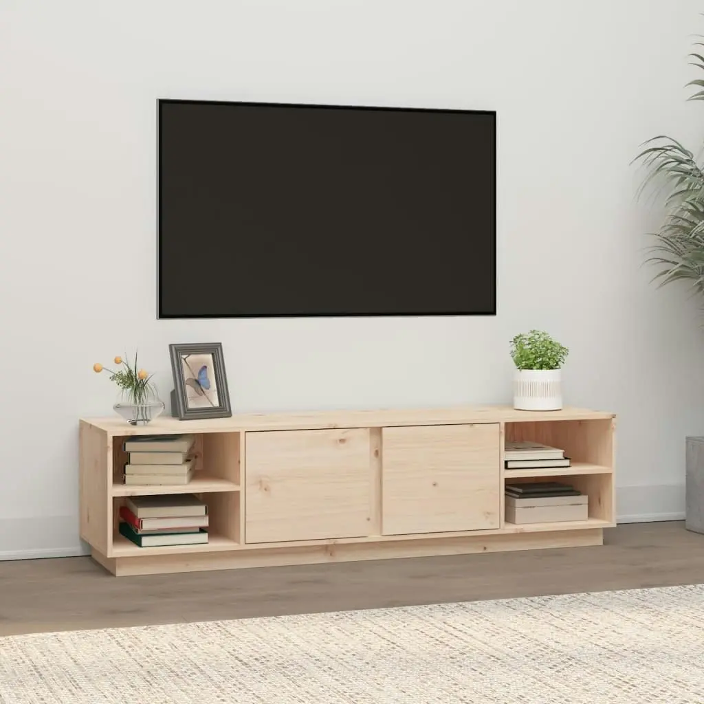 TV Cabinet 156x40x40 cm Solid Wood Pine 814454