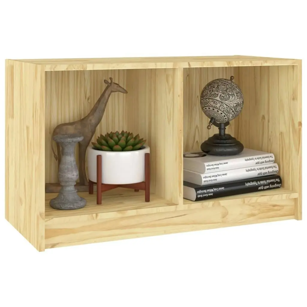 TV Cabinet 70x33x42 cm Solid Pinewood 809942