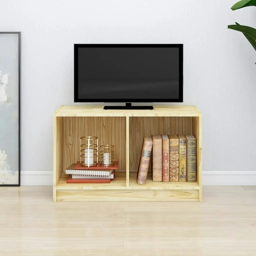 TV Cabinet 70x33x42 cm Solid Pinewood 809942