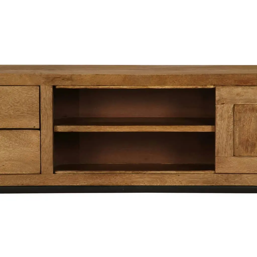 TV Cabinet Solid Mango Wood 140x30x40 cm 246786