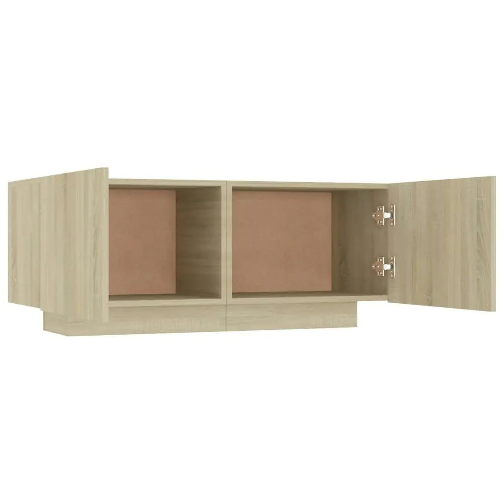 TV Cabinet Sonoma Oak 100x35x40 cm Engineered Wood 804439