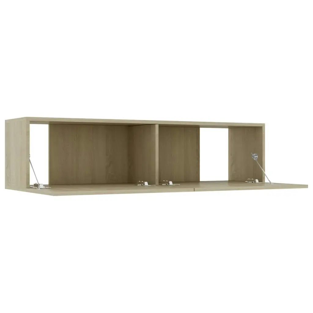 TV Cabinet Sonoma Oak 120x30x30 cm Engineered Wood 801493