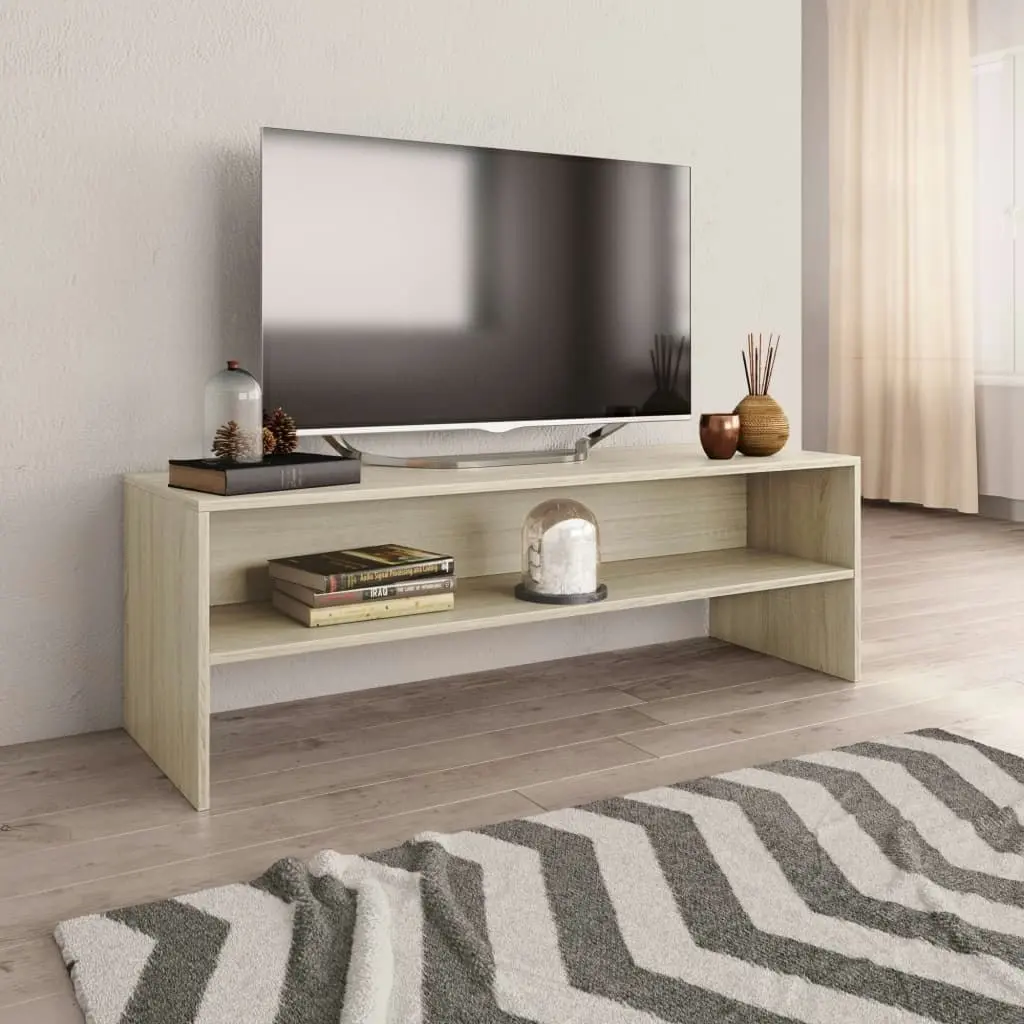 TV Cabinet Sonoma Oak 120x40x40 cm Engineered Wood 800039