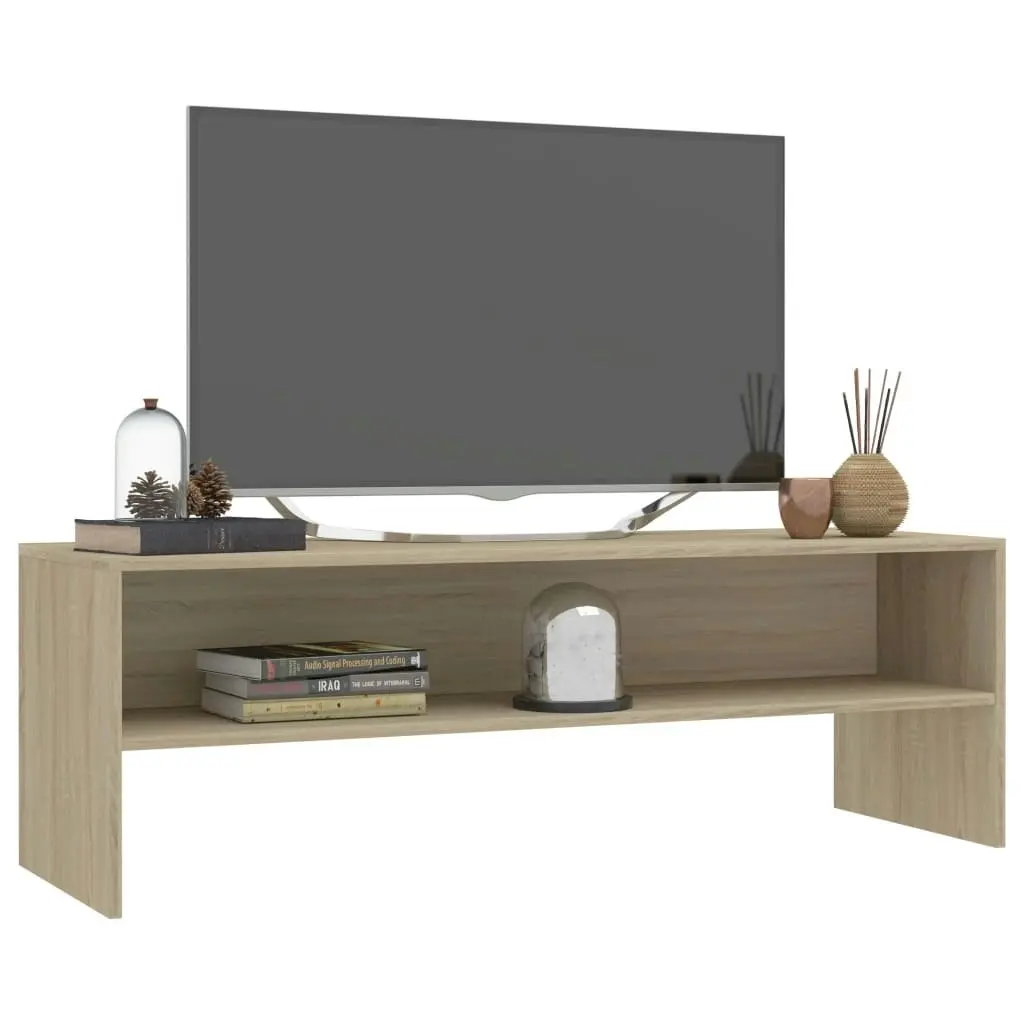 TV Cabinet Sonoma Oak 120x40x40 cm Engineered Wood 800039