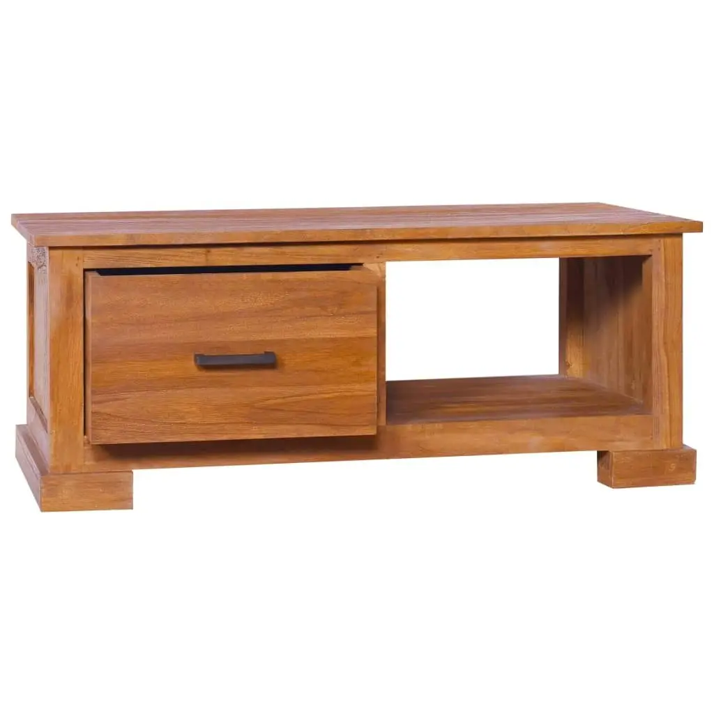 TV Cabinet 90x50x37 cm Solid Teak Wood 289082