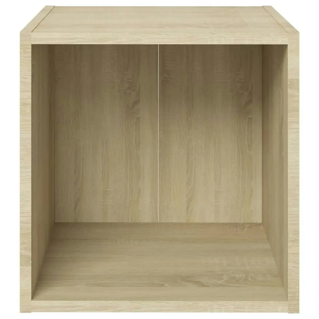 TV Cabinet Sonoma Oak 37x35x37 cm Engineered Wood 805507