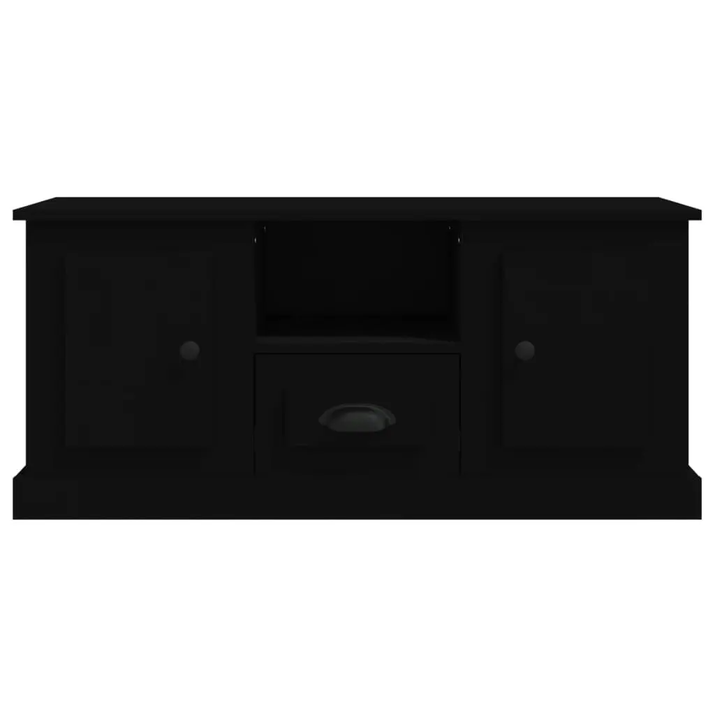 TV Cabinet Black 100x35.5x45 cm Engineered Wood 816457