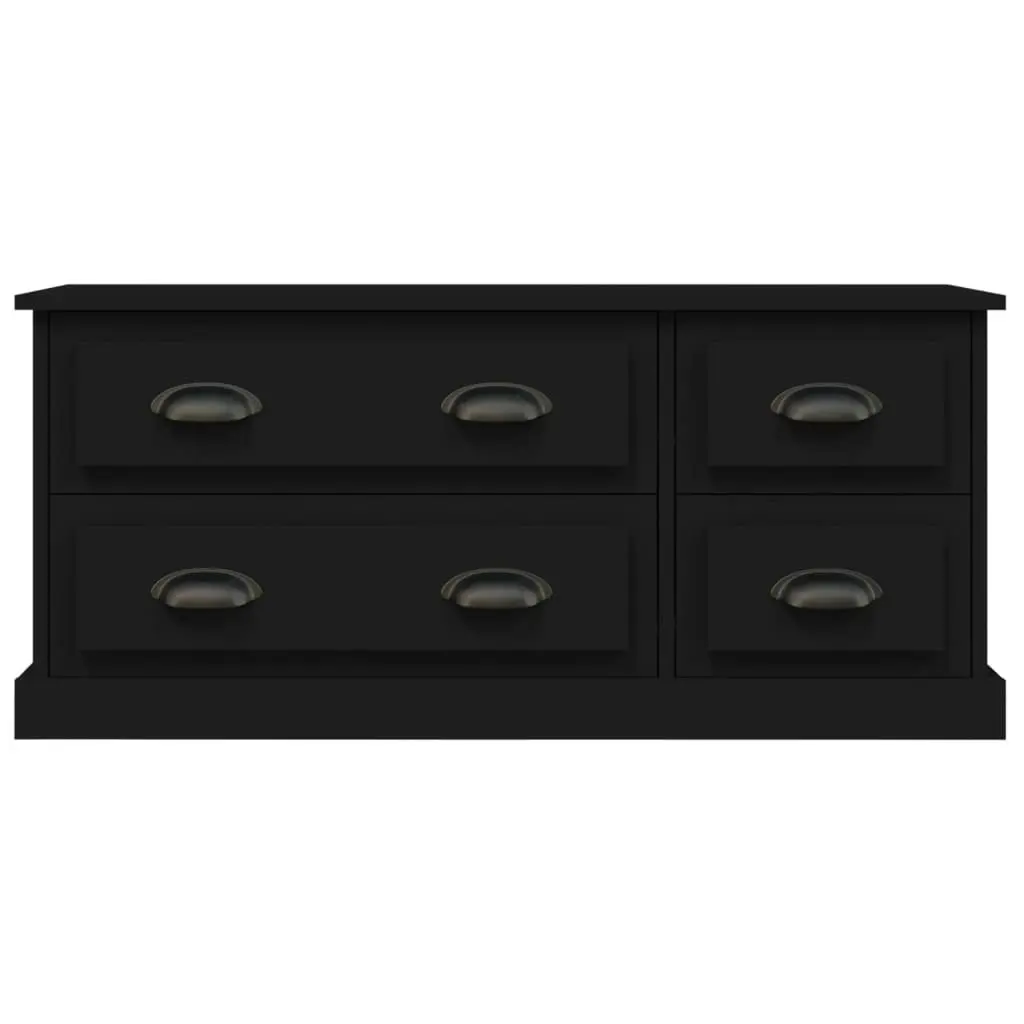 TV Cabinet Black 100x35.5x45 cm Engineered Wood 816449