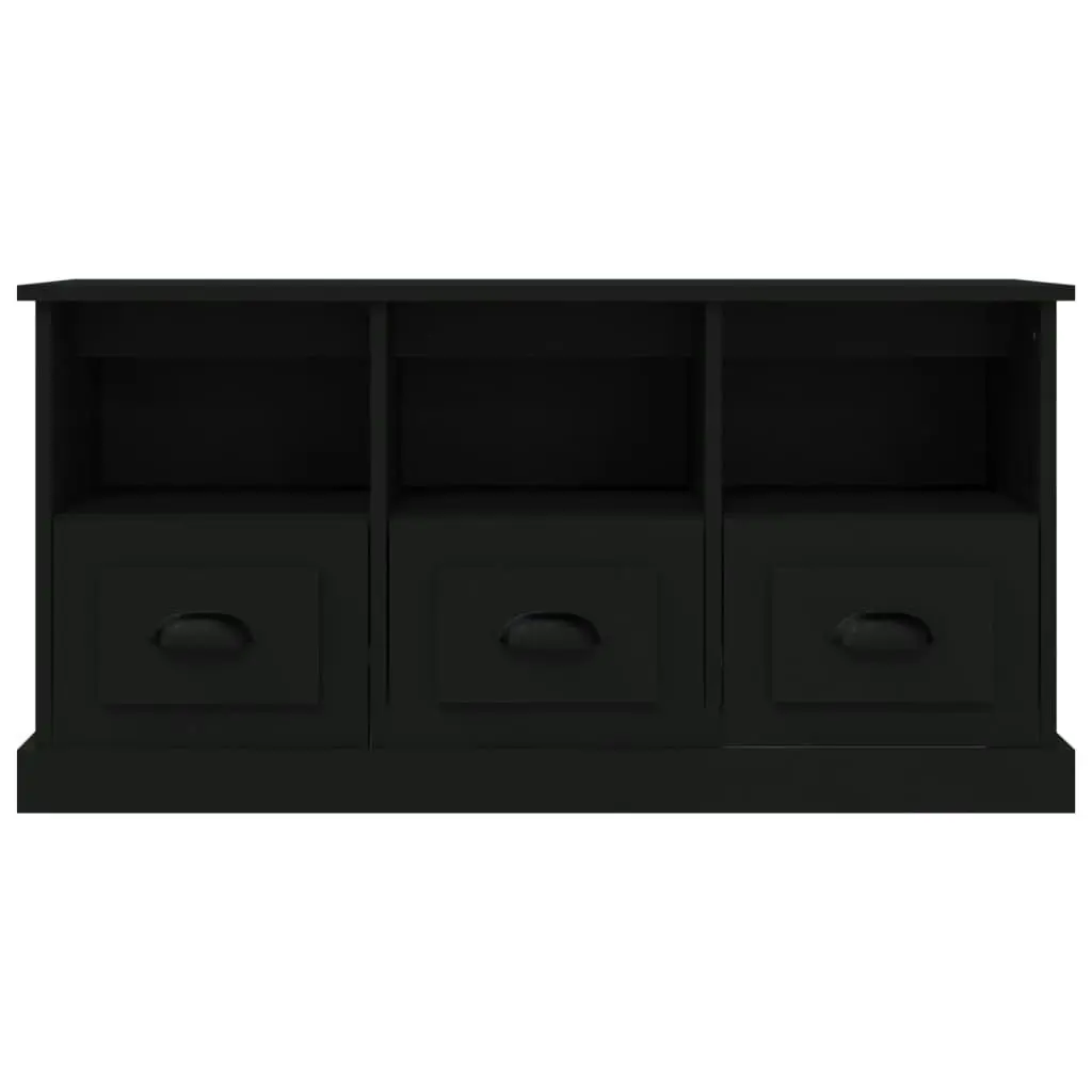 TV Cabinet Black 100x35x50 cm Engineered Wood 816289