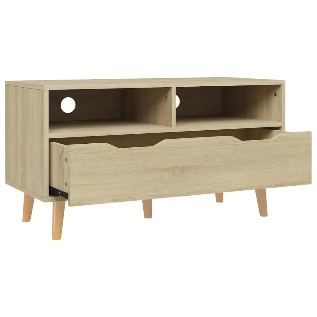 TV Cabinet Sonoma Oak 90x40x48.5 cm Engineered Wood 326780