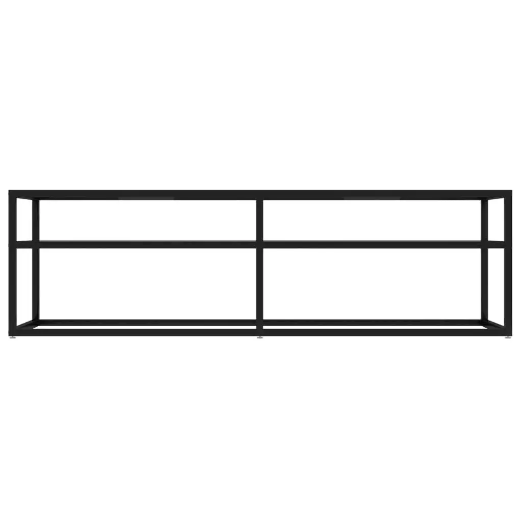 TV Cabinet Transparent 140x40x40.5 cm Tempered Glass 331714