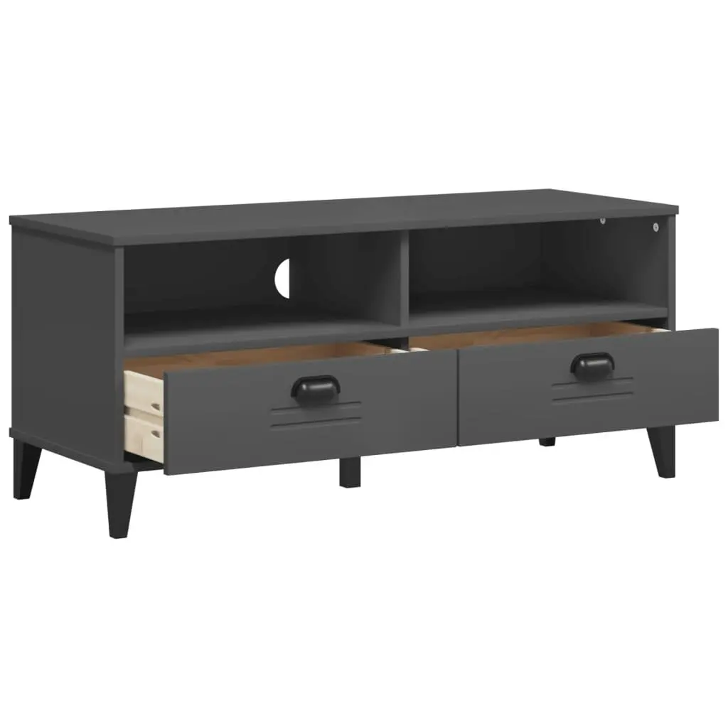 TV Cabinet VIKEN Anthracite Grey Engineered Wood 374931