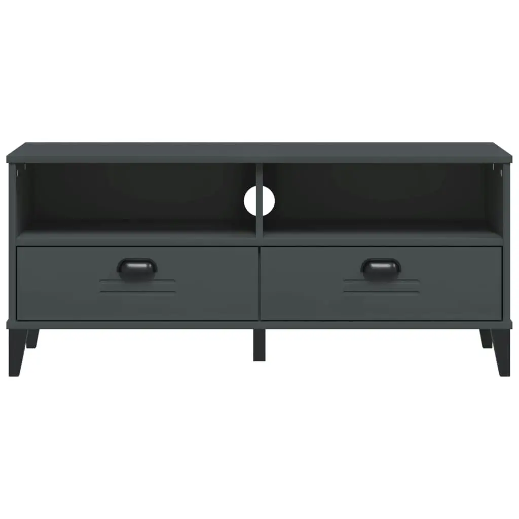 TV Cabinet VIKEN Anthracite Grey Engineered Wood 374931