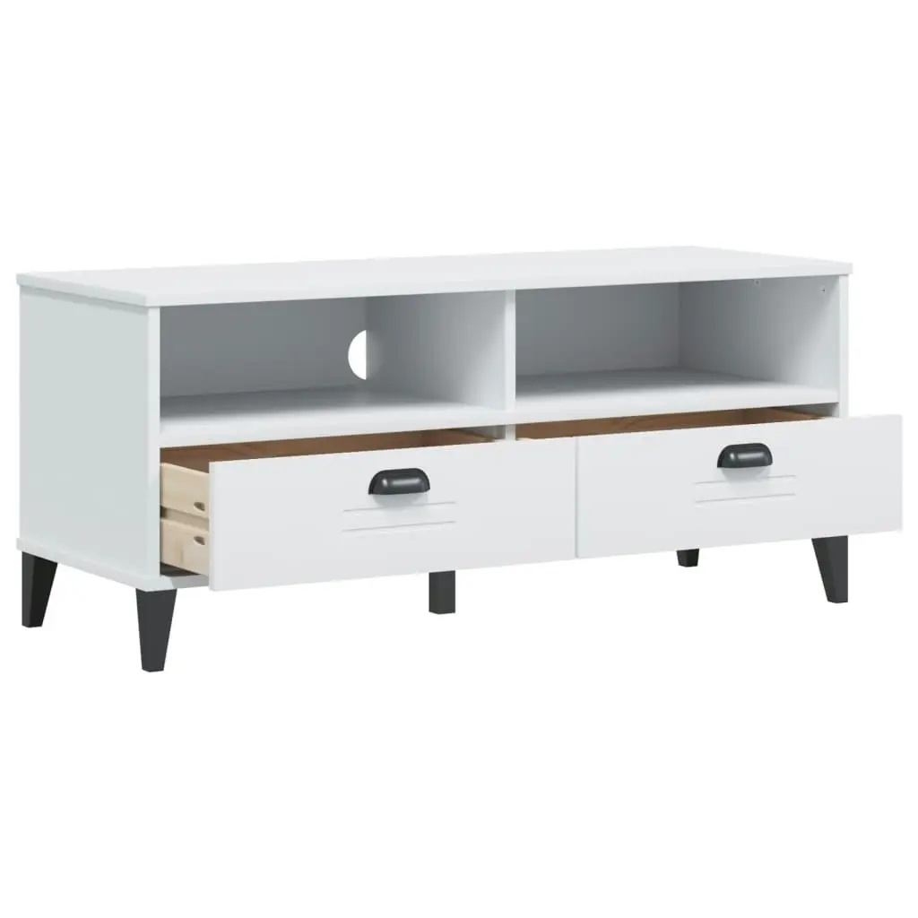 TV Cabinet VIKEN White Engineered Wood 374929