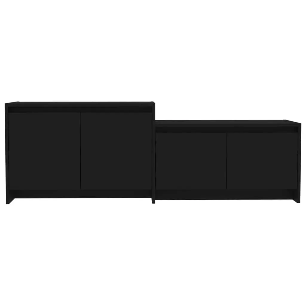 TV Cabinet Black 146.5x35x50 cm Engineered Wood 809810