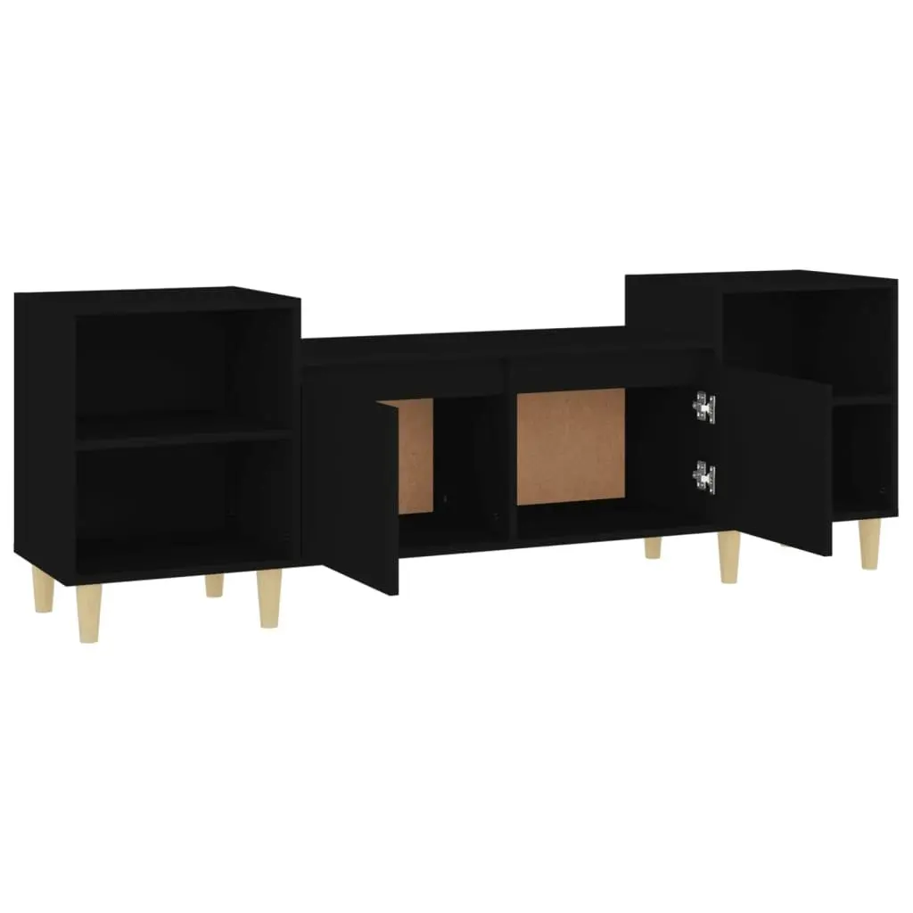 TV Cabinet Black 160x35x55 cm Engineered Wood 821189