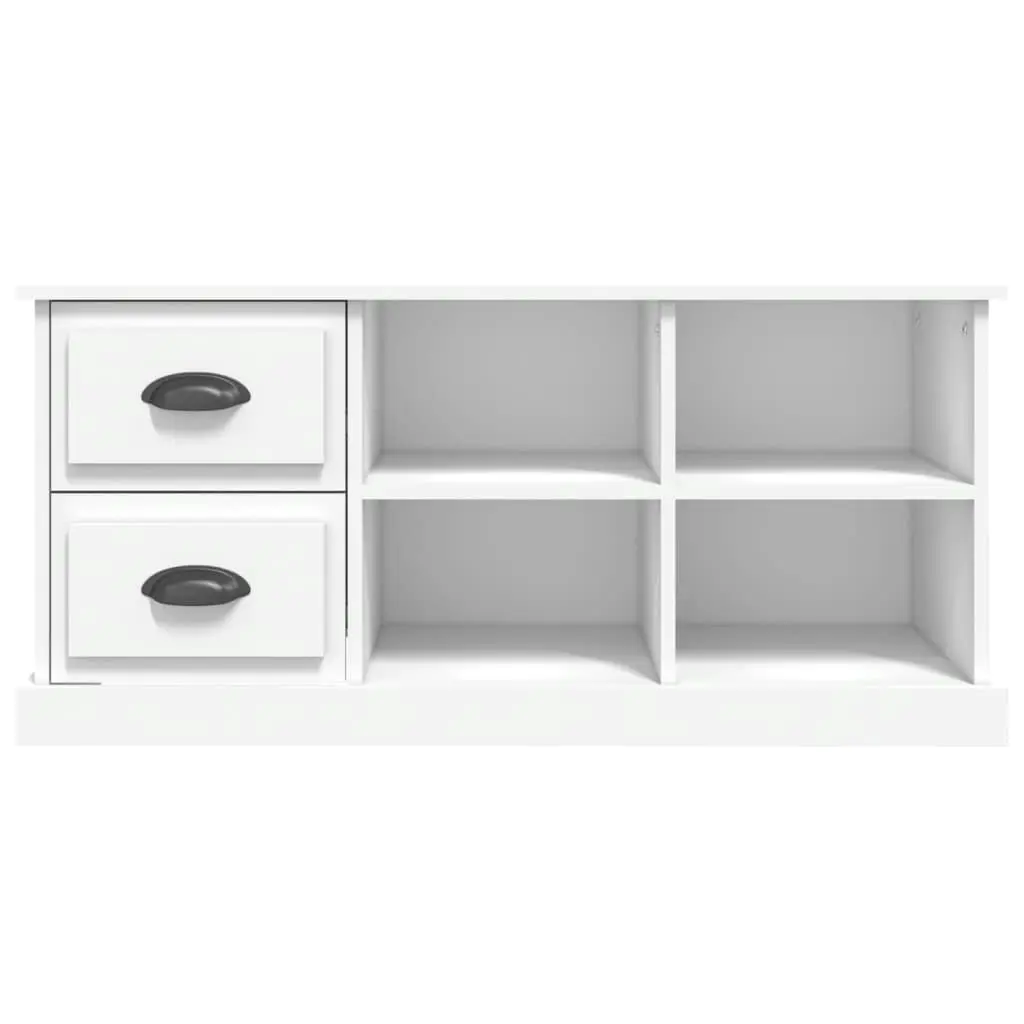 TV Cabinet White 102x35.5x47.5 cm Engineered Wood 816176