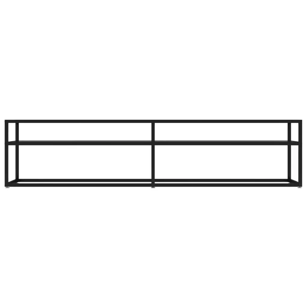 TV Cabinet Black 180x40x40.5 cm Tempered Glass 331723