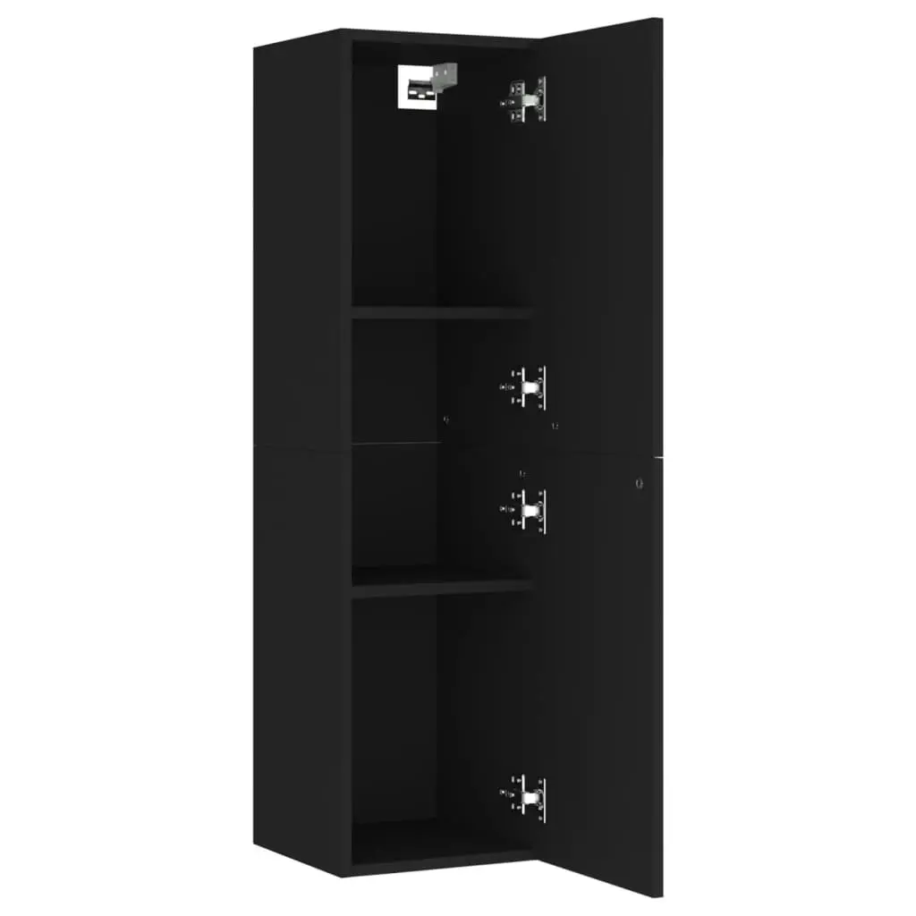 TV Cabinet Black 30.5x30x110 cm Engineered Wood 803364