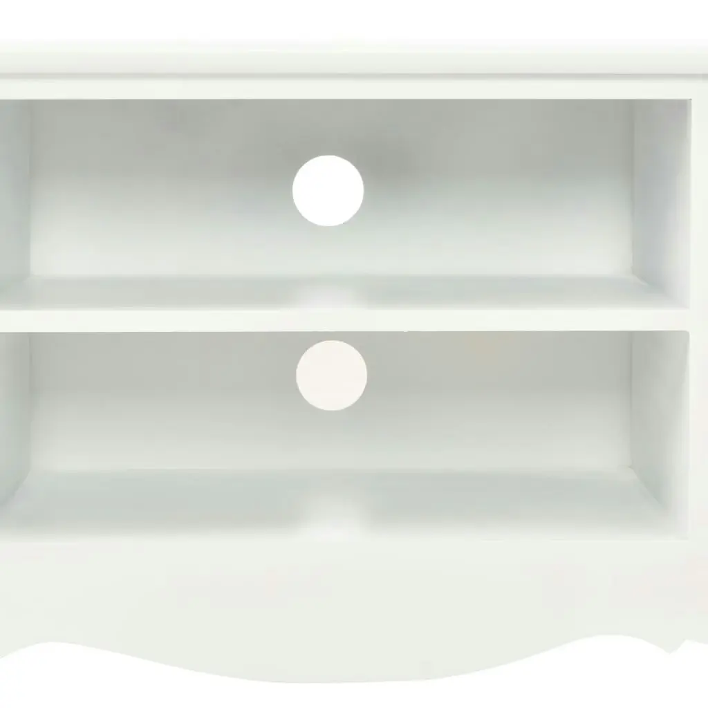 TV Cabinet White 120x30x40 cm Wood 249888