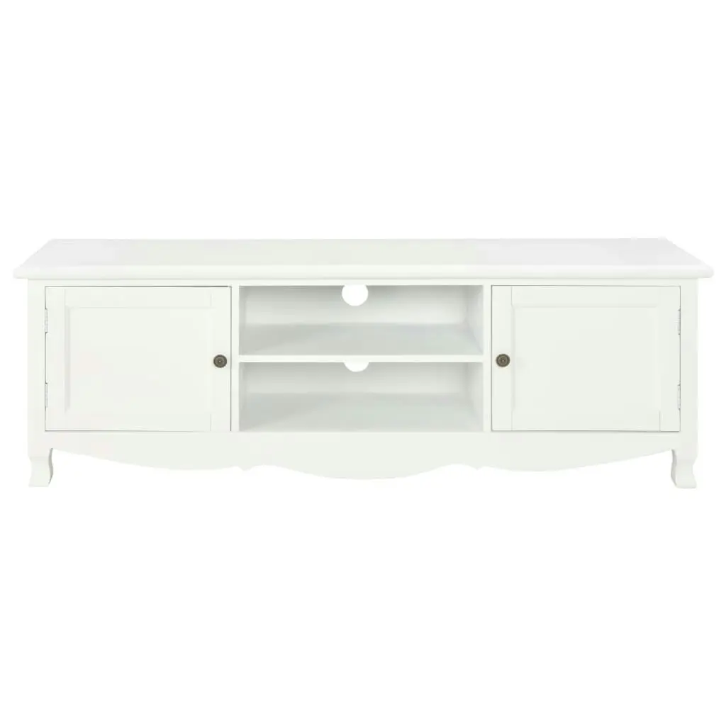 TV Cabinet White 120x30x40 cm Wood 249888