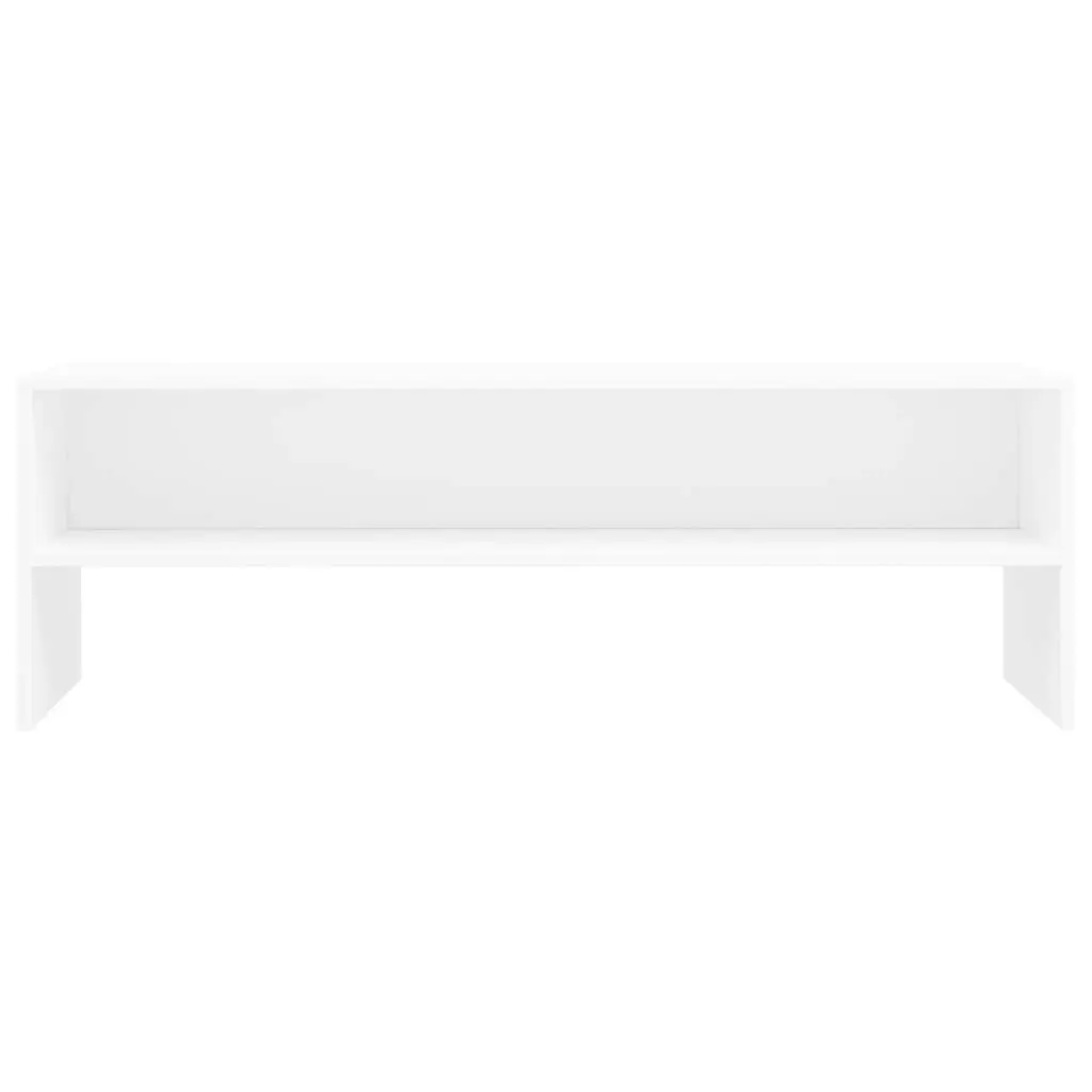 TV Cabinet White 120x40x40 cm Engineered Wood 800036