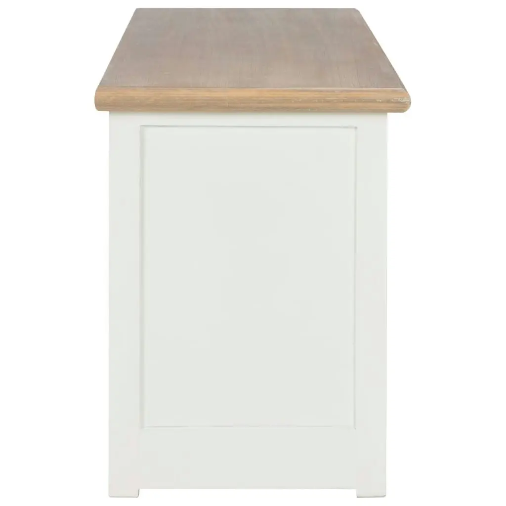 TV Cabinet White 120x30x40 cm Wood 249906