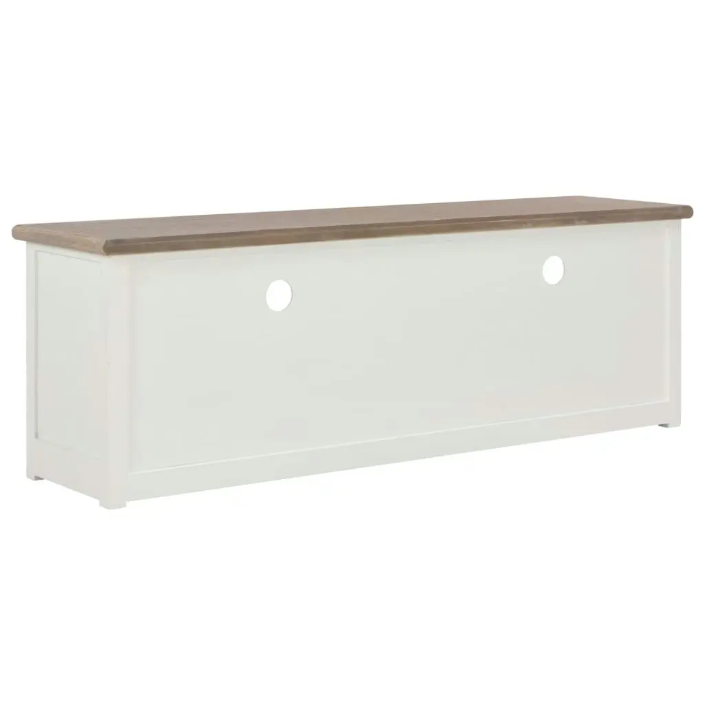 TV Cabinet White 120x30x40 cm Wood 249906