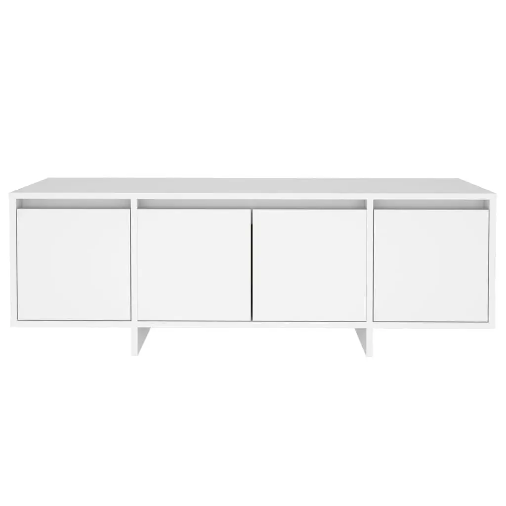 TV Cabinet White 120x30x40.5 cm Engineered Wood 809575