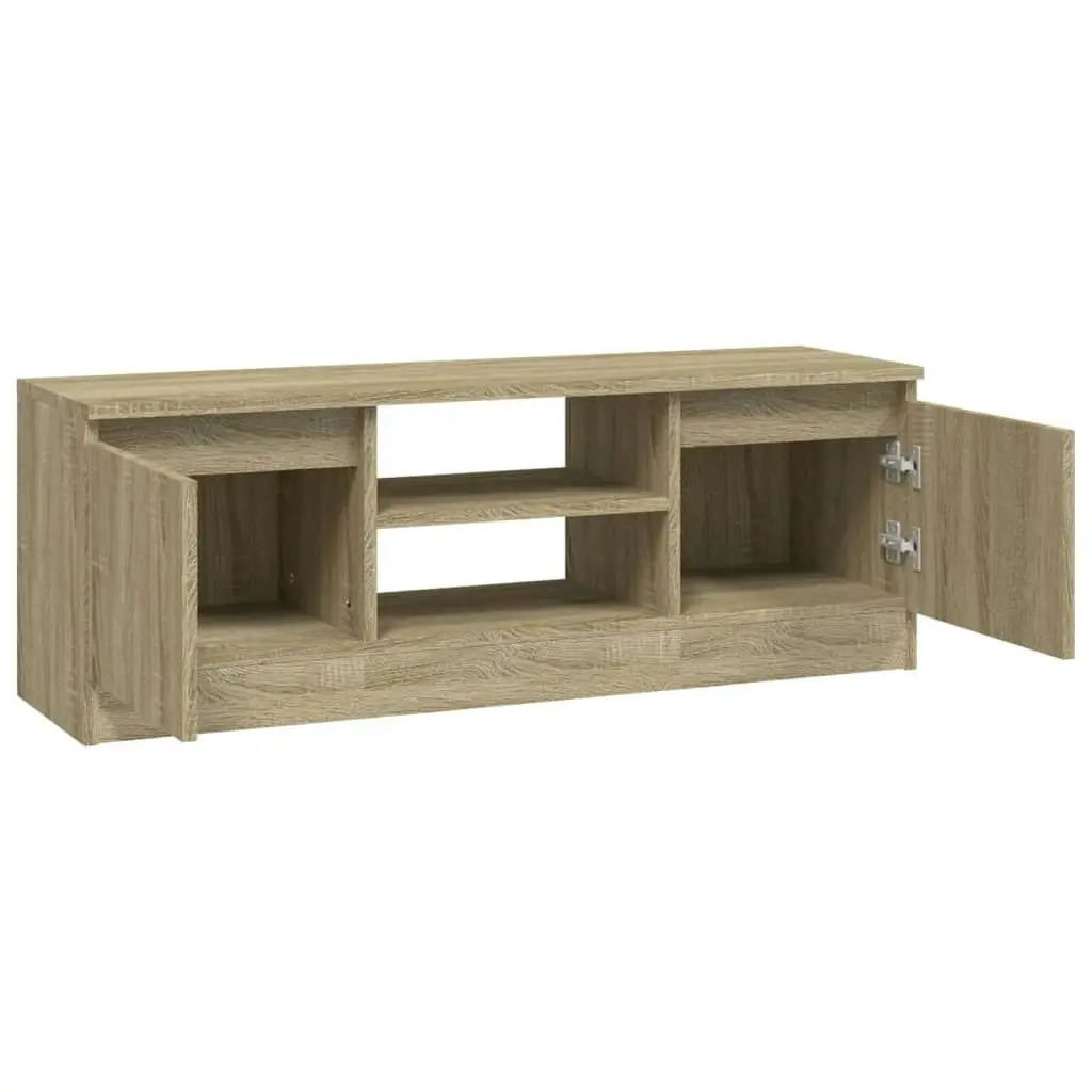 TV Cabinet with Door Sonoma Oak 102x30x36 cm 823353