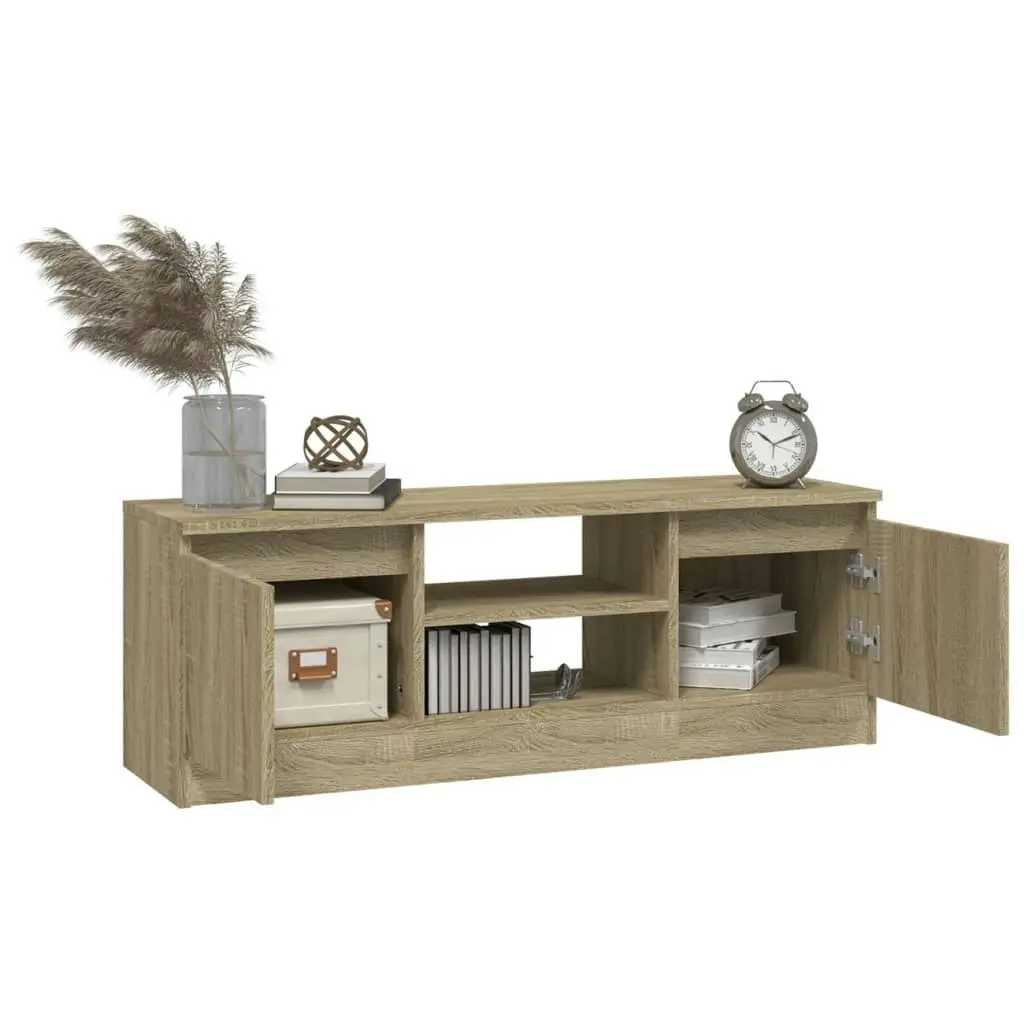 TV Cabinet with Door Sonoma Oak 102x30x36 cm 823353