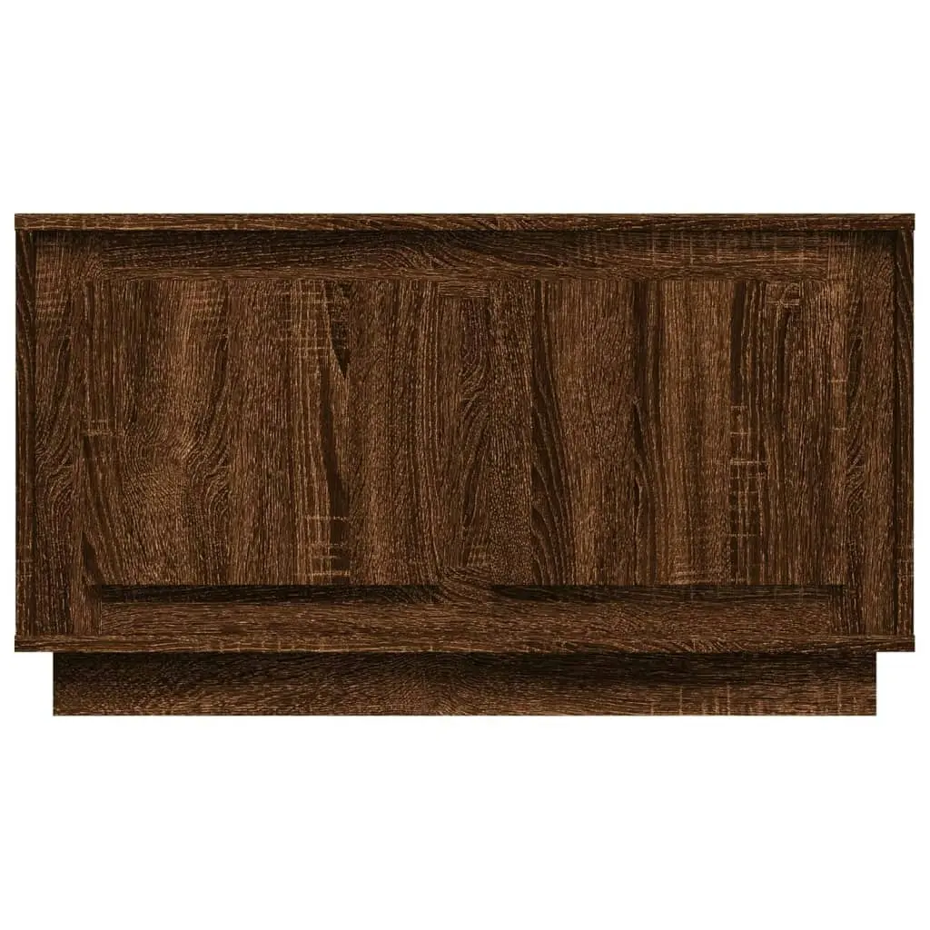 TV Cabinet Brown Oak 80x35x45 cm Engineered Wood 819859