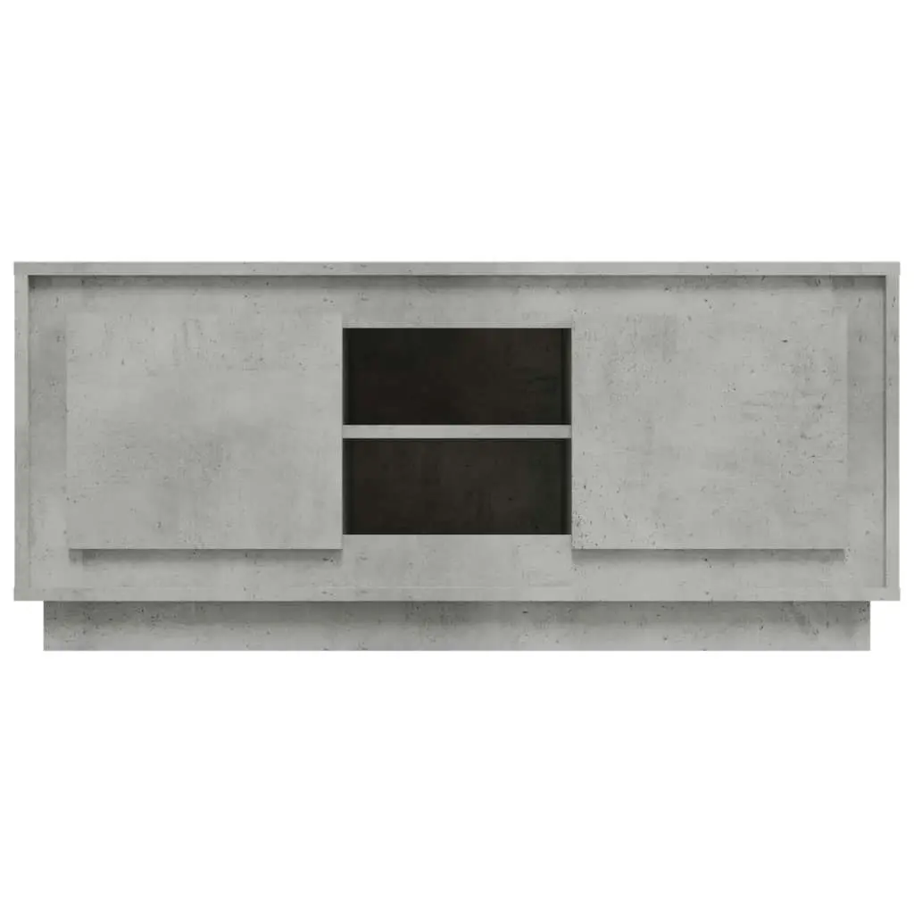 TV Cabinet Concrete Grey 102x35x45 cm Engineered Wood 819864