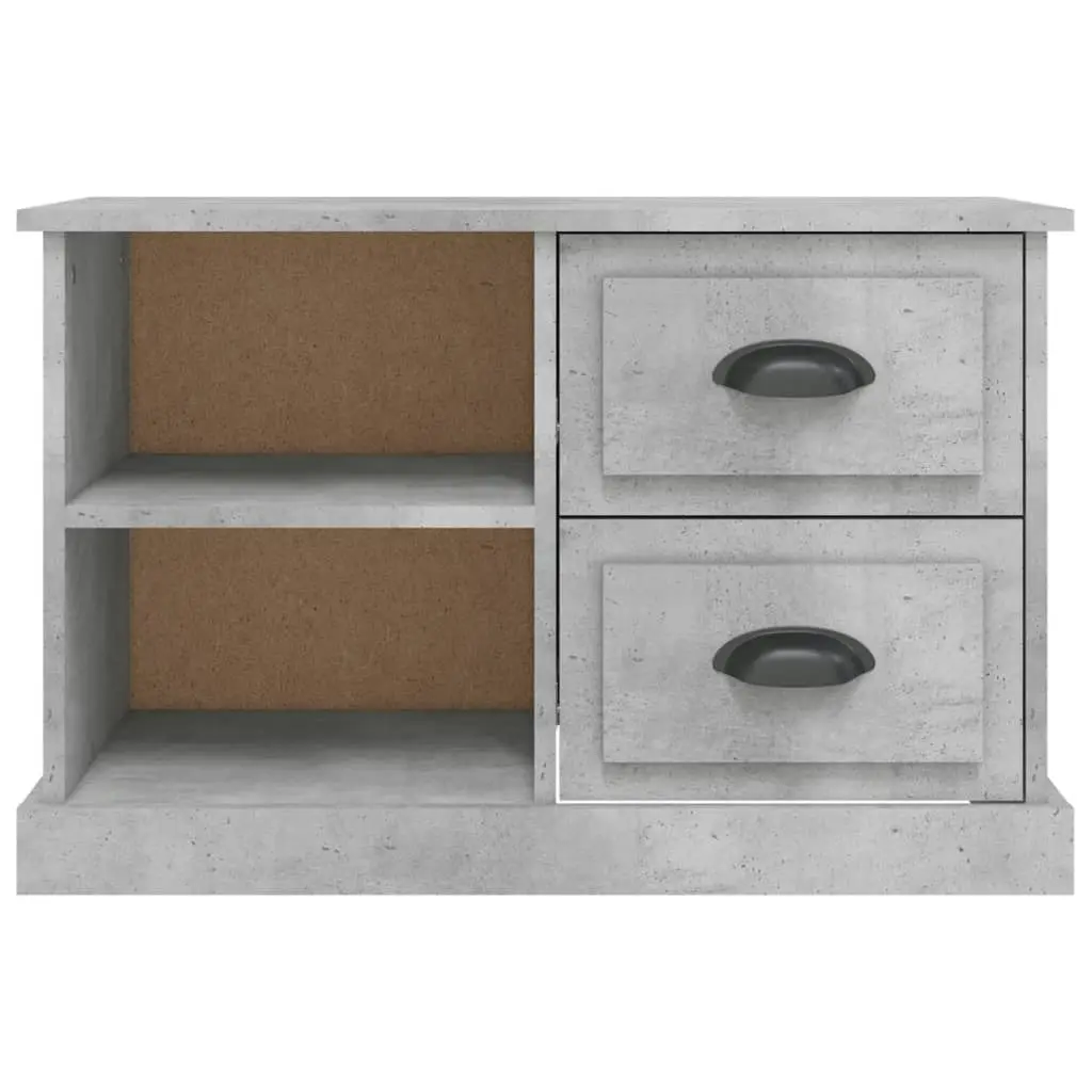 TV Cabinet Concrete Grey 73x35.5x47.5 cm Engineered Wood 816172