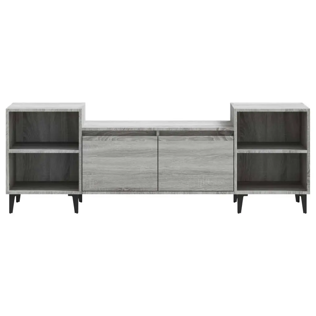 TV Cabinet Grey Sonoma 160x35x55 cm Engineered Wood 821202