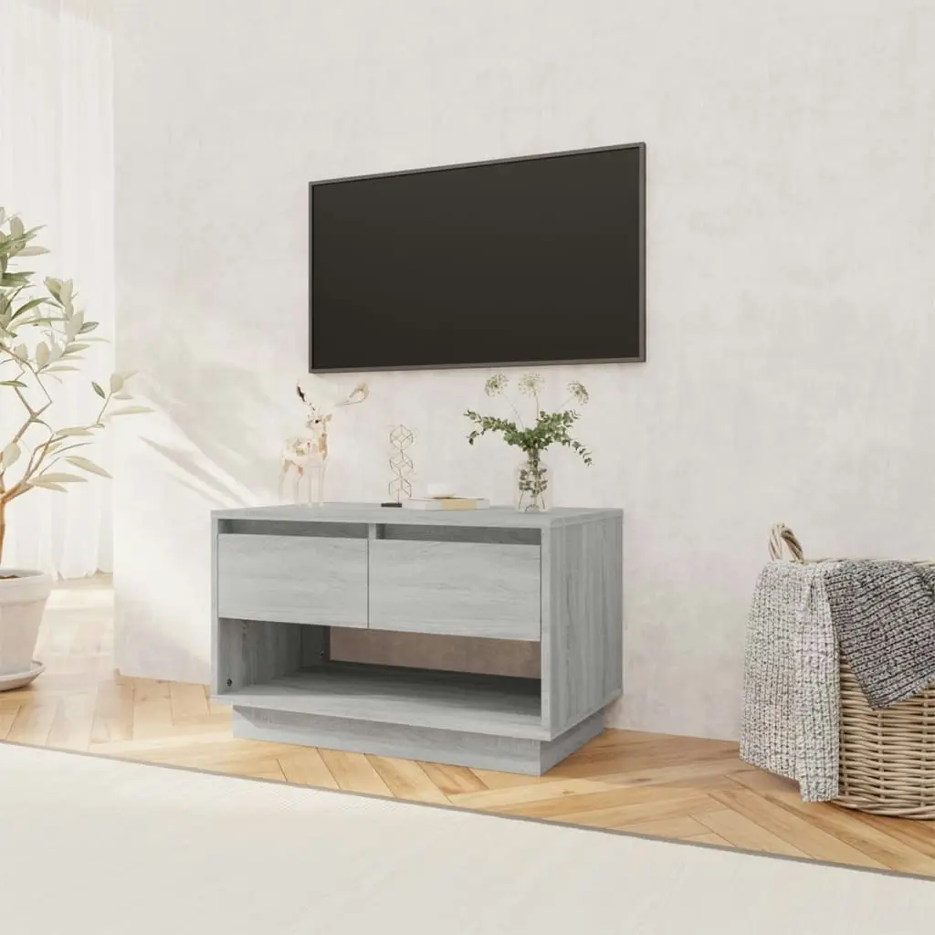 TV Cabinet Grey Sonoma 70x41x44 cm Engineered Wood 812976